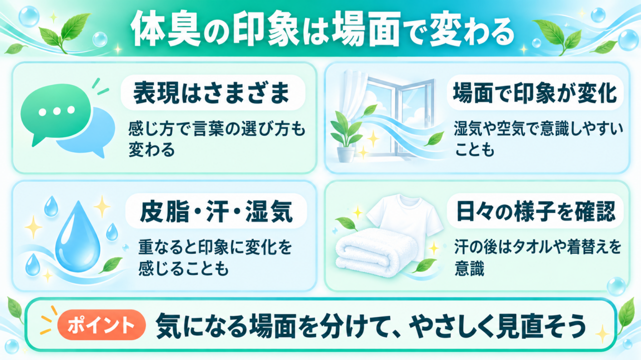 チーズやマヨネーズのような体臭の印象