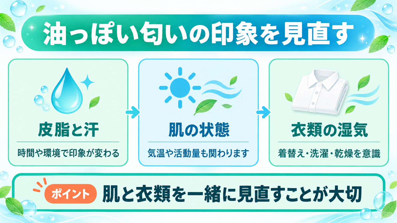 体臭が油臭いと感じる背景