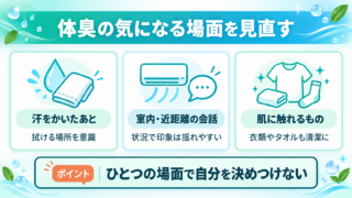 体臭が気になるときの見方