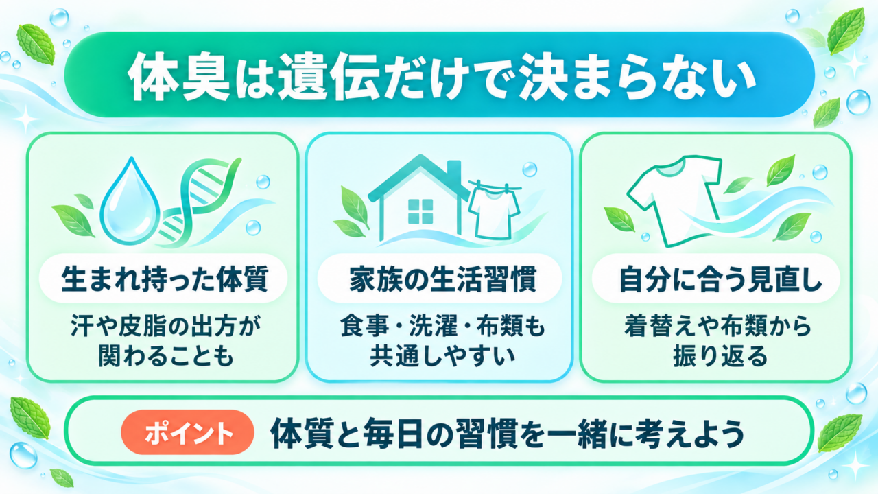 体臭と遺伝の関わり